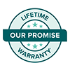Lifetime warranty icon